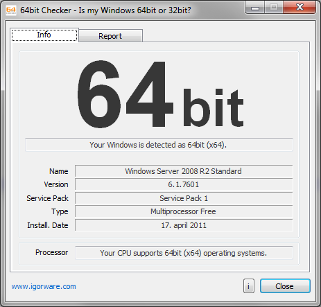 64bit Checker – Detect CPU 64bit compatibility